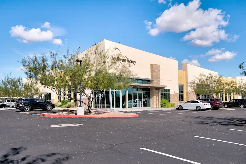 Exterior of SKI Vascular Center providing AV fistula creation and graft placement in Peoria for dialysis patients